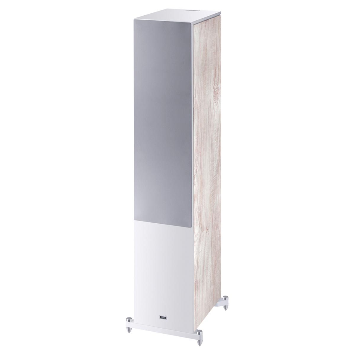 HECO Aurora 1000 Floorstanding Speaker w/ grill - white