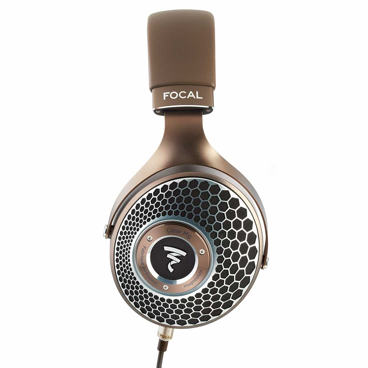 Focal Clear Mg Headphones, side angle