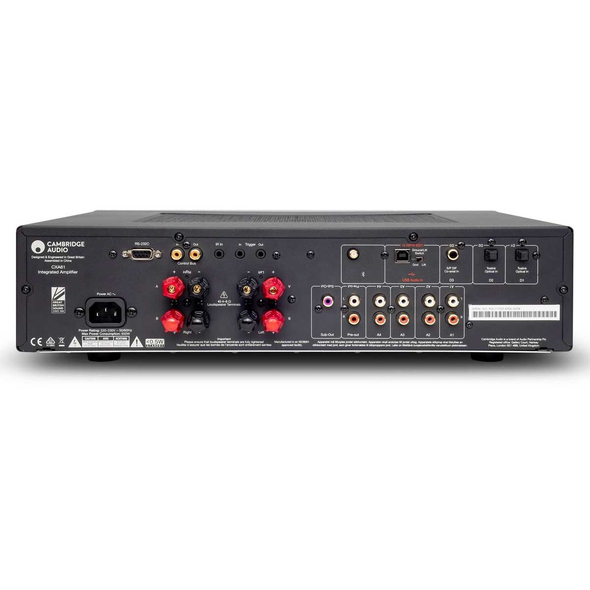 Cambridge Audio CXA61 Integrated Amplifier 115V