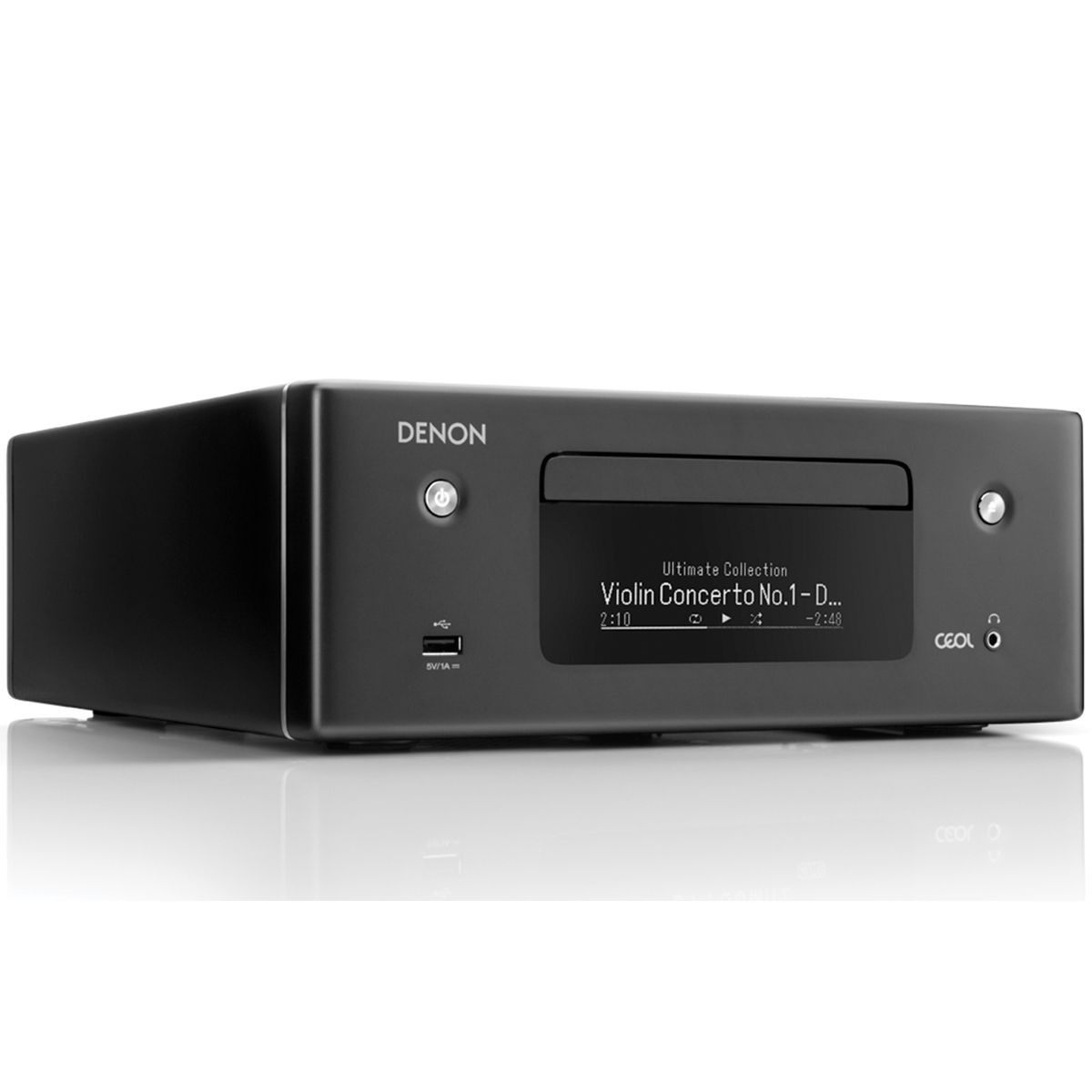 Perfect for Smaller Rooms and Houses Denon RCD-N10 Hi-Fi All-in-One Receiver & CD Player Bluetooth AirPlay 2 WiFi Wireless Music Streaming &  Alexa Compatibility 