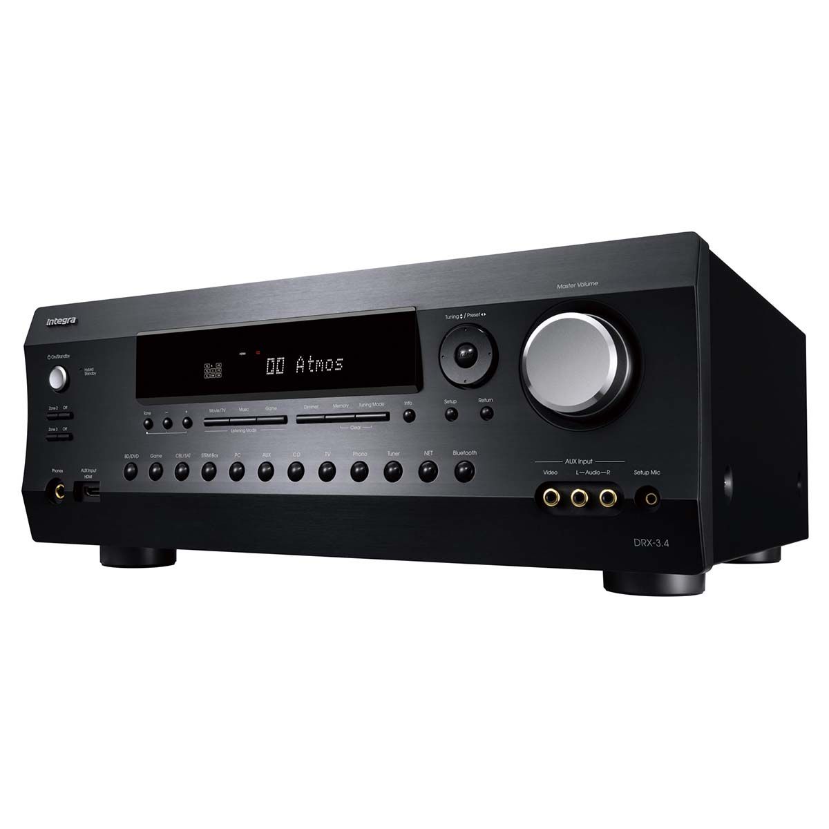 Integra DRX 3.4 Home Theater Receiver, front right angle