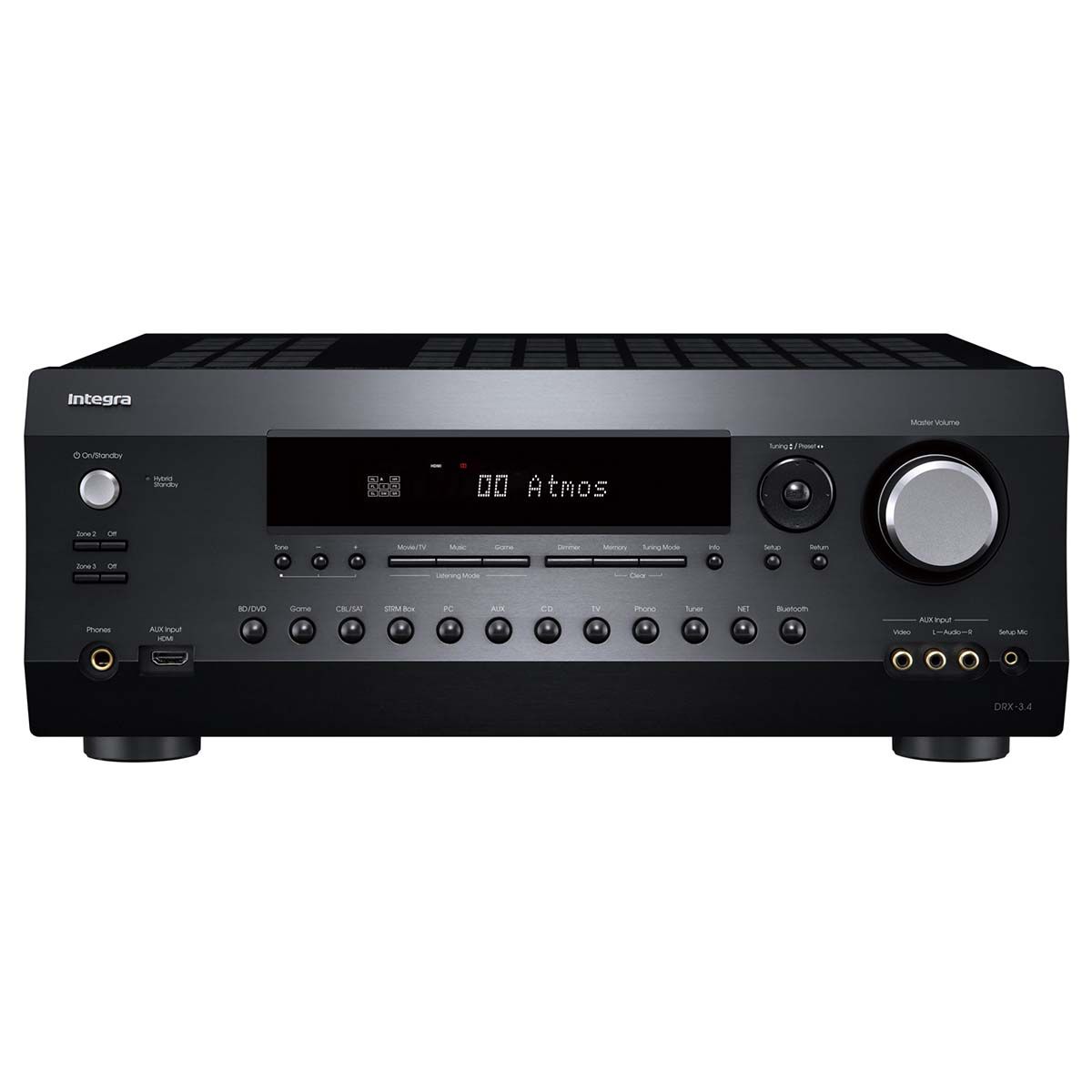 Integra DRX 3.4 Home Theater Receiver, front view