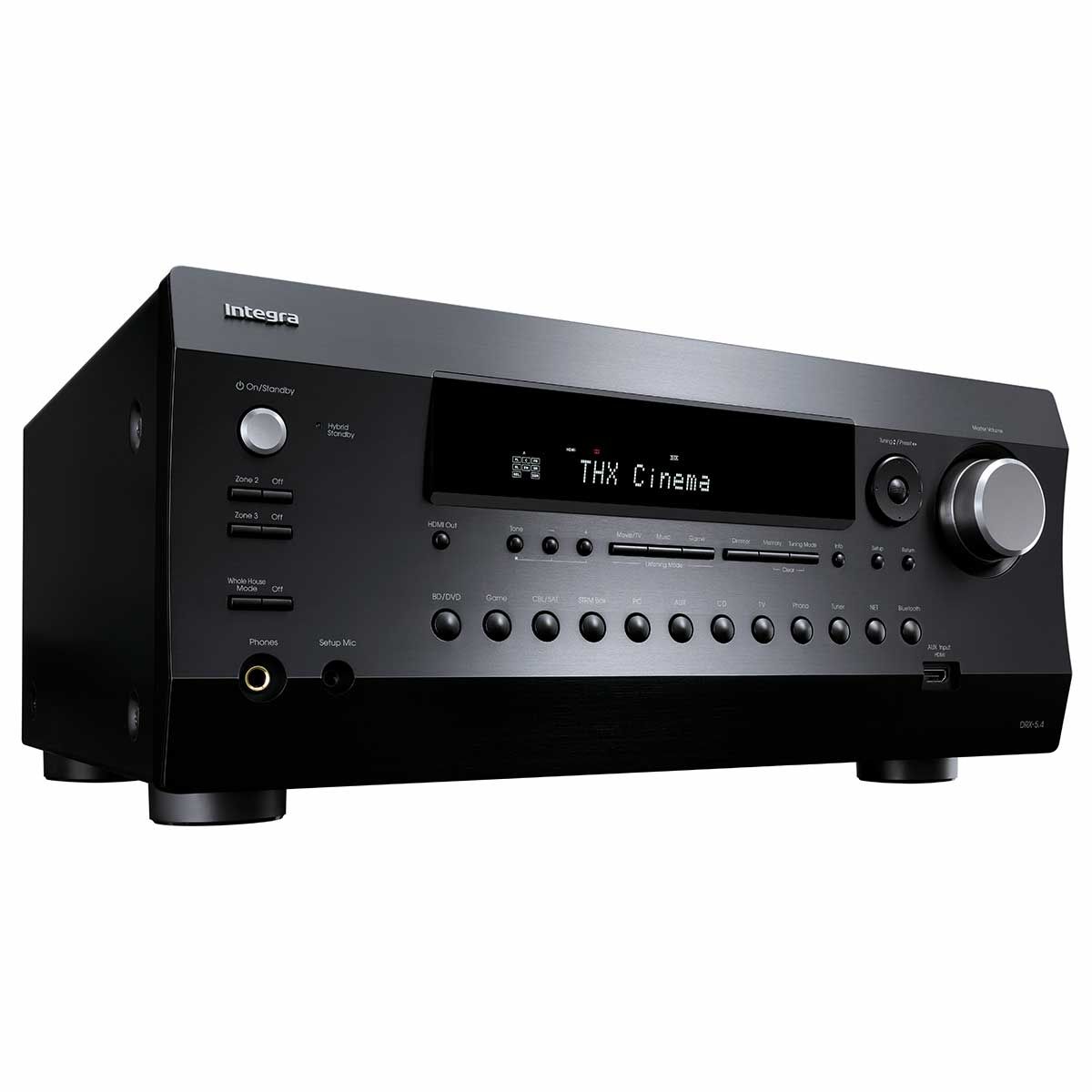 Integra DRX 5.4 9.2-Channel A/V Receiver, front right angle