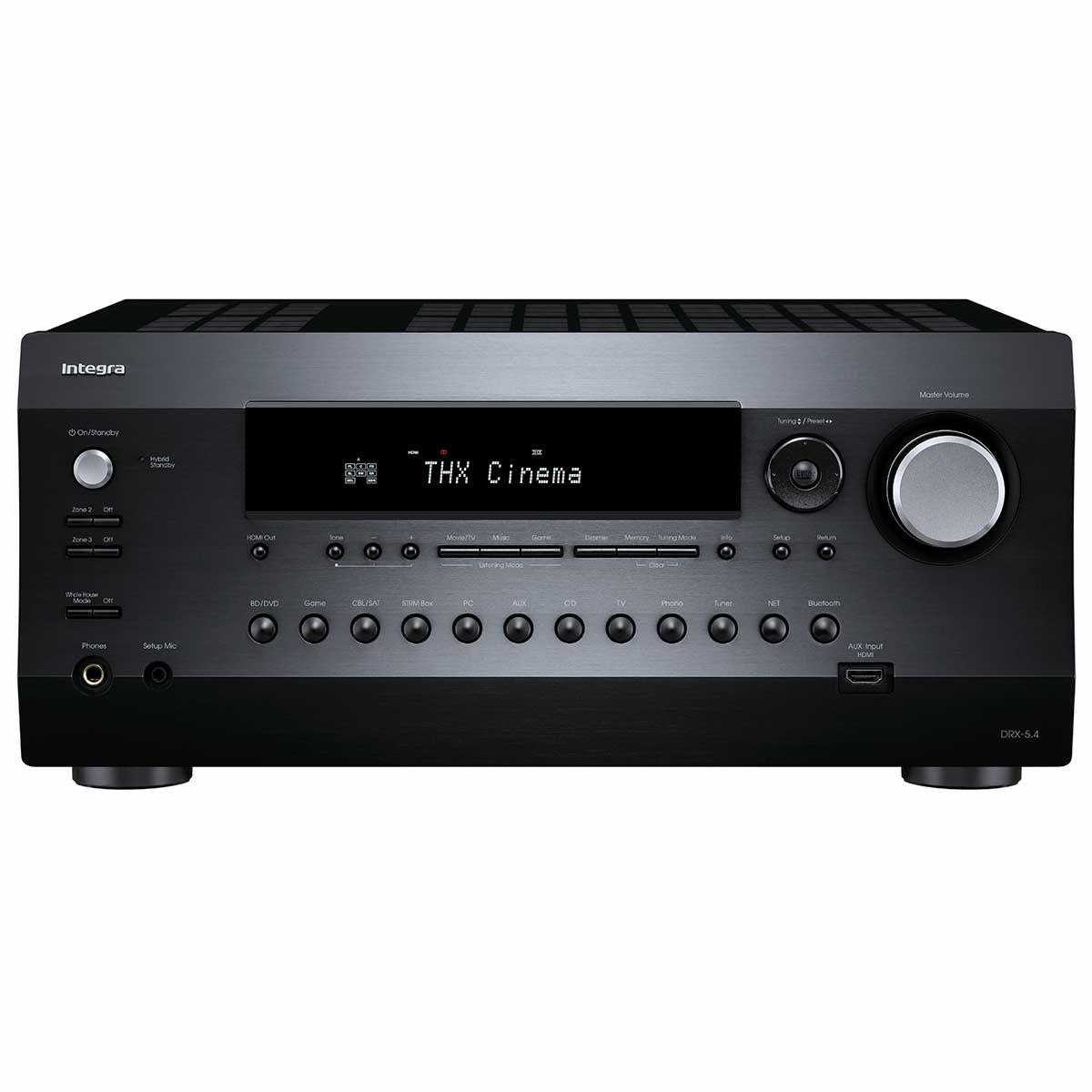 Integra DRX 5.4 9.2-Channel A/V Receiver, front view