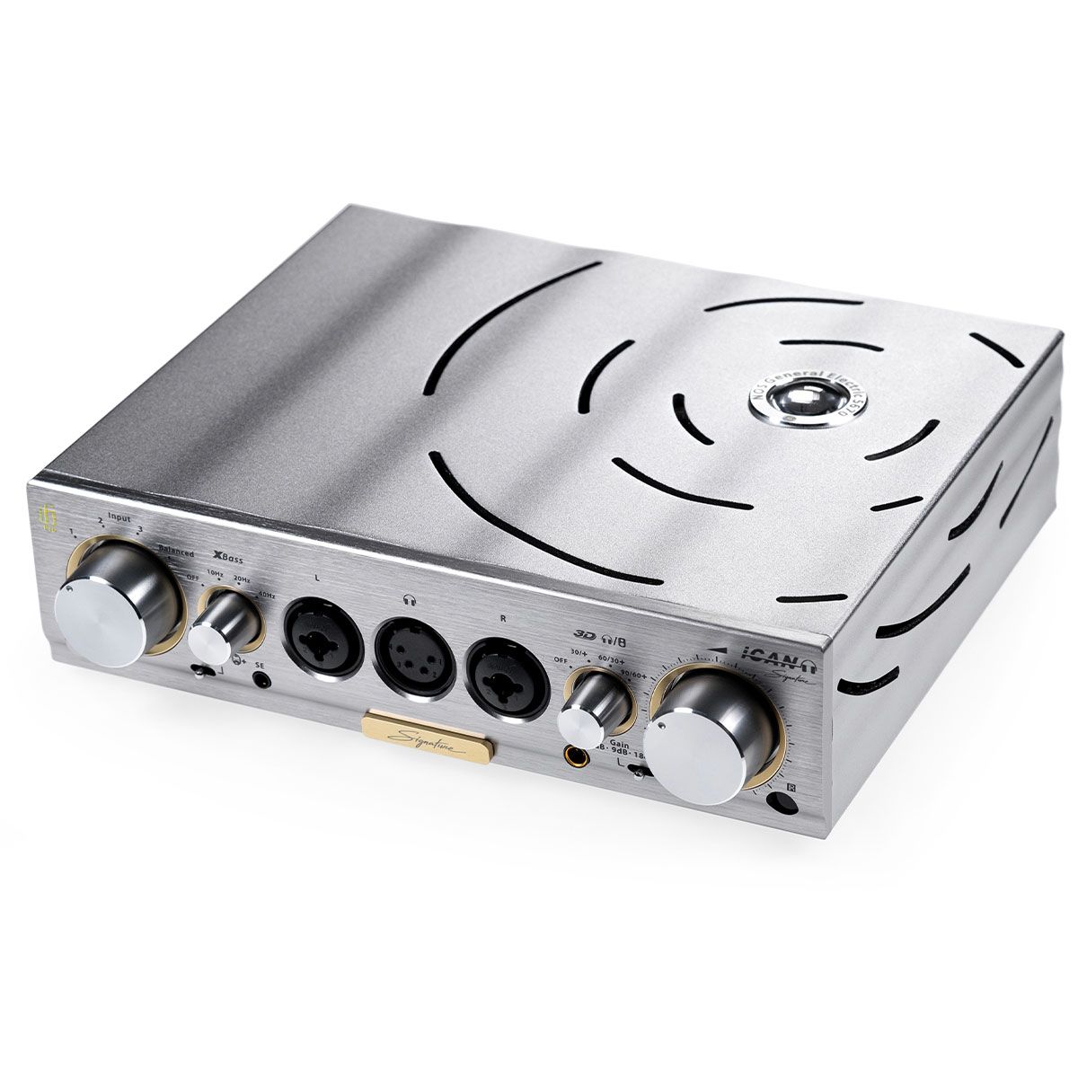 iFi iCAN Pro Signature Amplifier top side angle