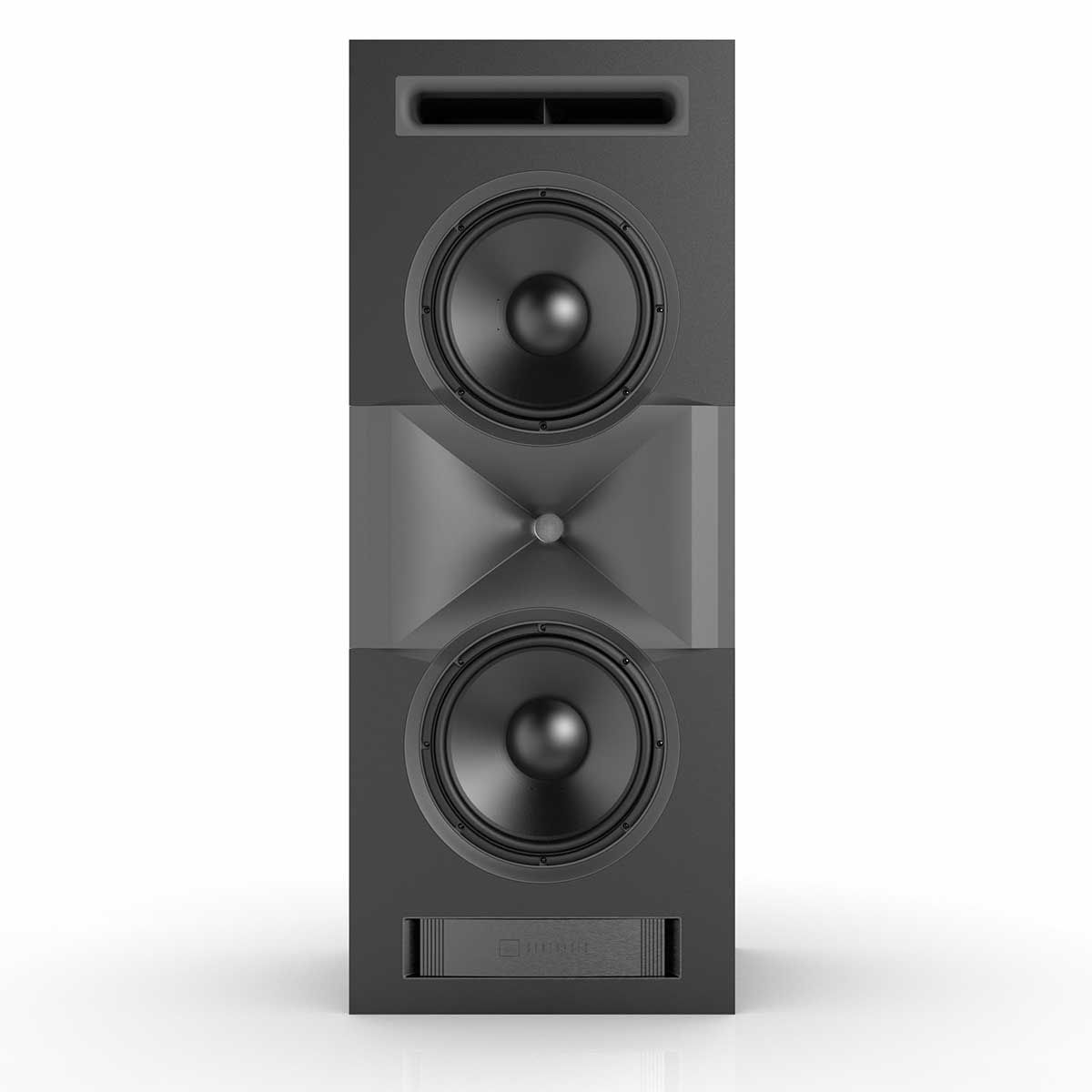 JBL Synthesis SCL-1 2-Way LCR Home Theater Speaker, Black, front view