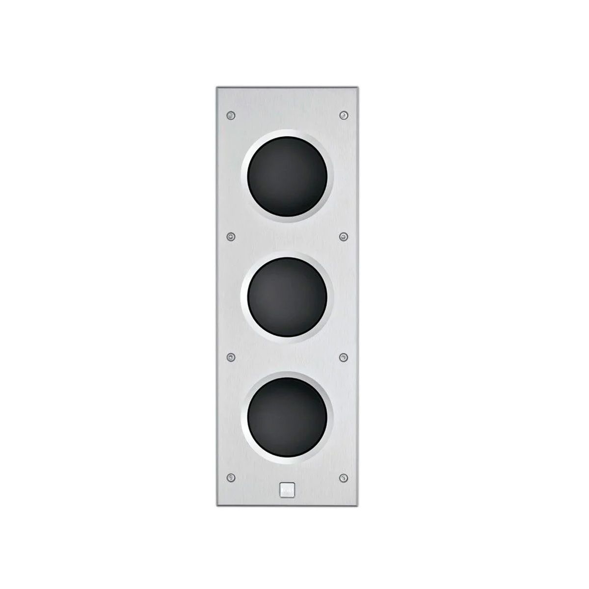 KEF Ci3160RLb-THX Extreme In-Wall THX Ultra2 - Select 2 Subwoofer - Silver - Each - front view