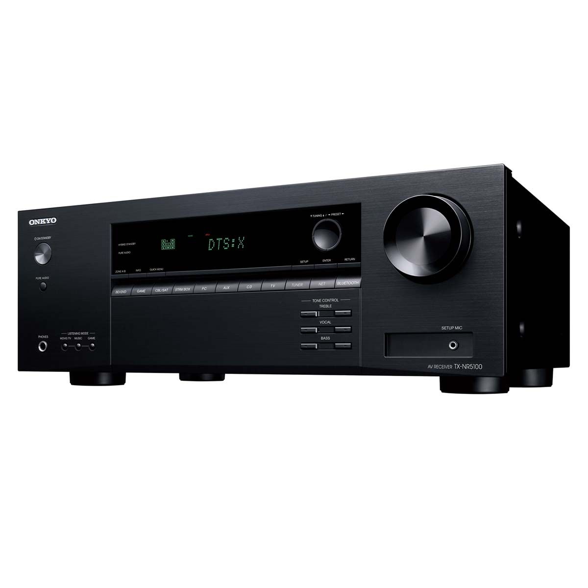 Onkyo TX-NR5100 Home Theater Receiver, front angle