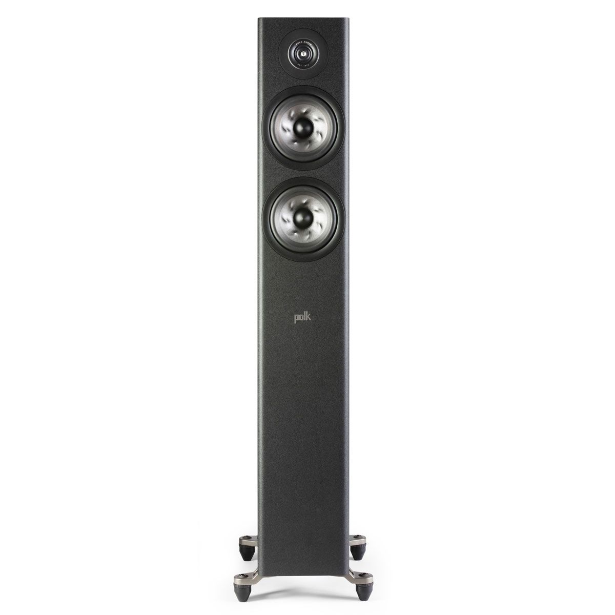 Polk Audio Reference R500 Floorstanding Speaker, Black, front