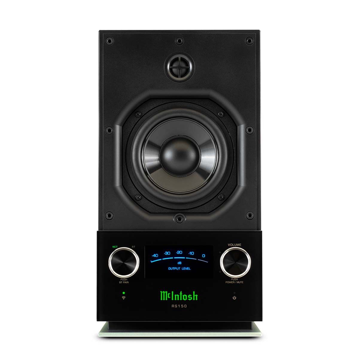 McIntosh RS150 Wireless Speaker, front view without grille