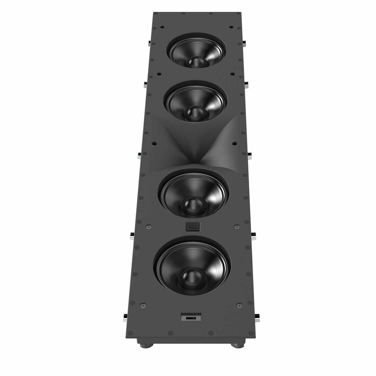 JBL Synthesis SCL-6 2.5-Way Quad In-Wall Speaker, Black, front low angle