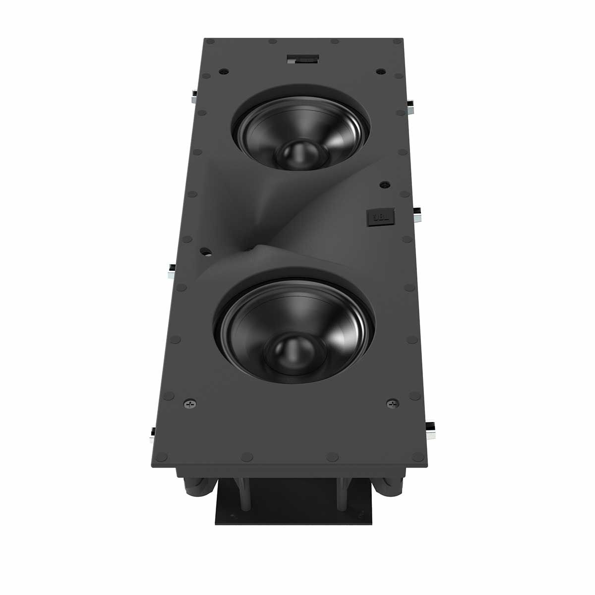 JBL Synthesis SCL-7 2-Way Dual In-Wall Speaker, Black, front low angle