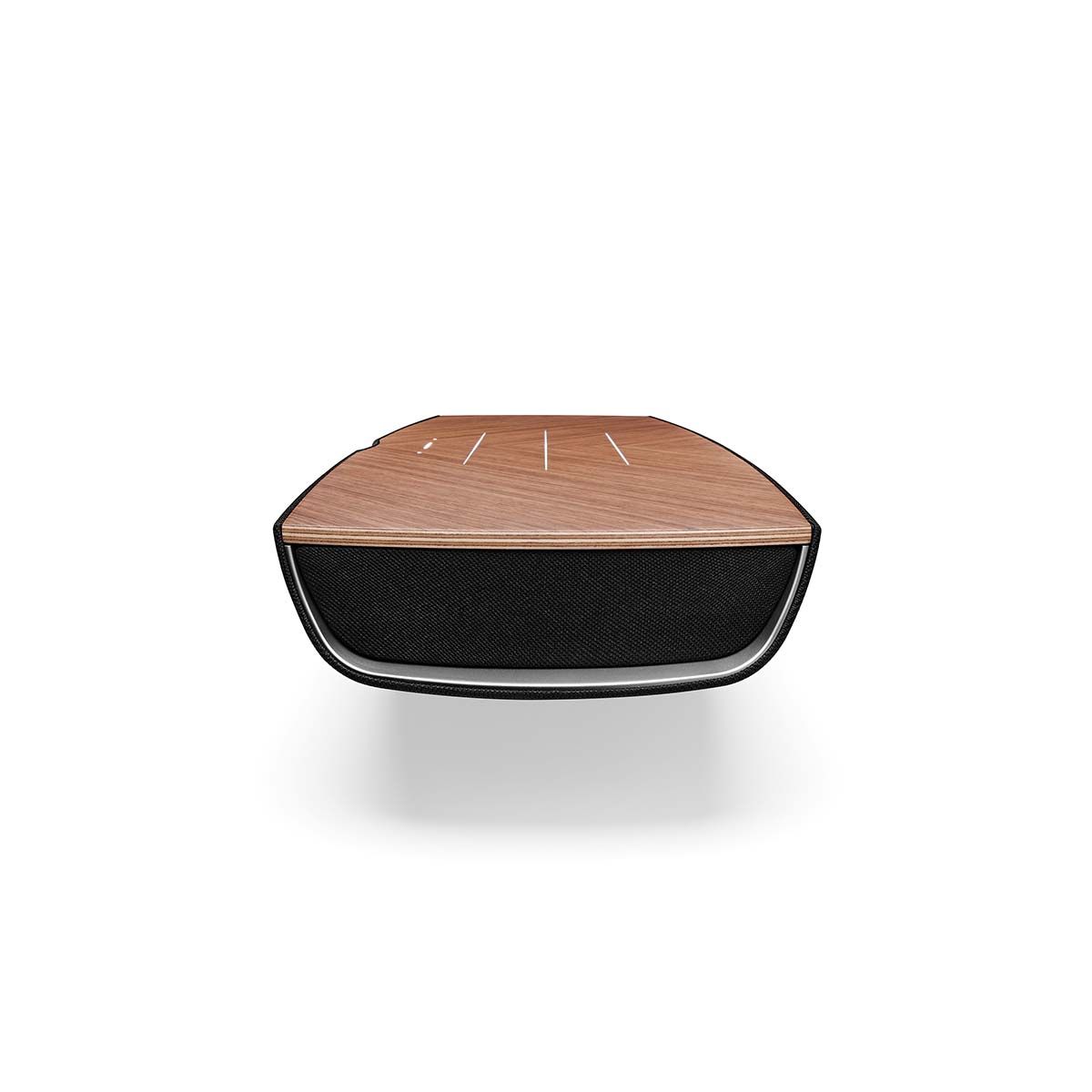 Sonus Faber Omnia Wireless Smart Speaker, Walnut, side view