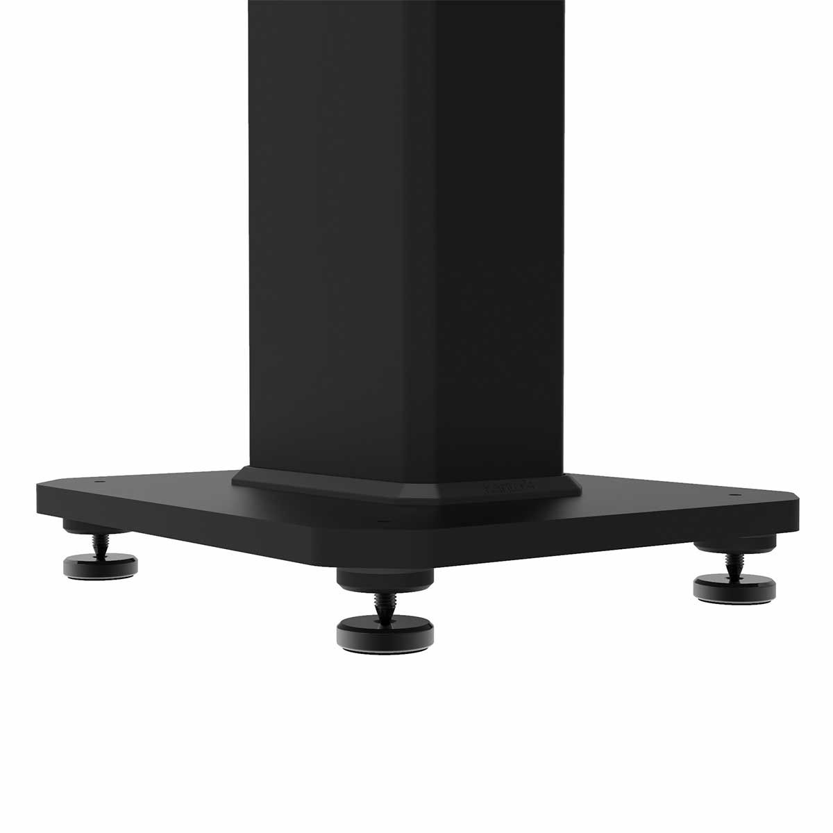 Kanto SX Speaker Stands, Black, bottom plate and isolation feet