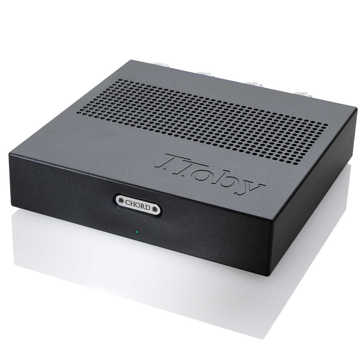 Overhead view Chord Electronics TToby 100W Stereo Power Amplifier - Black