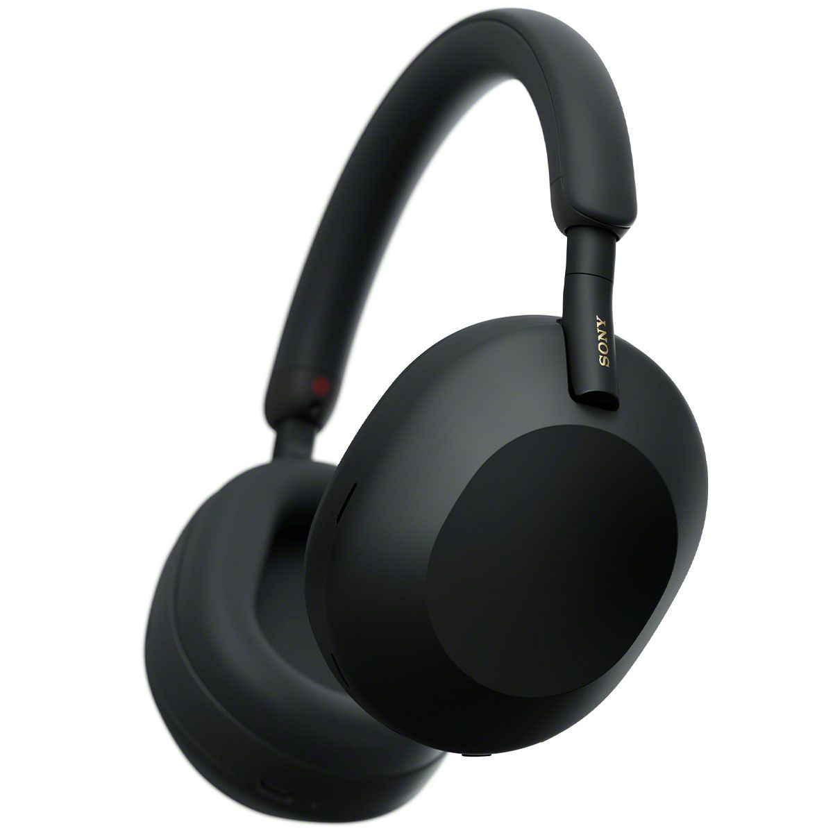 Sony WH-1000XM5 Wireless Over-Ear Headphones - Black - Angle View