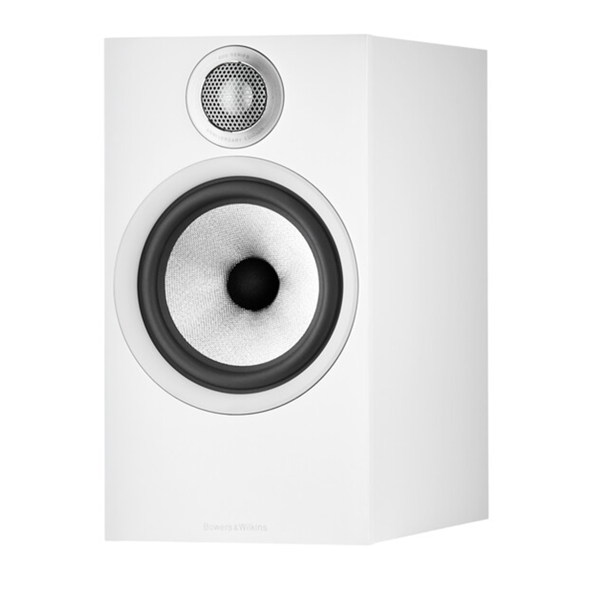 Bowers & Wilkins OPEN BOX 606 S2 Anniversary Edition Bookshelf Speakers - Pair - White - Excellent Condition - FP42625