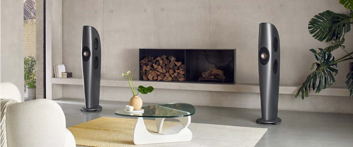 Grey blades with fireplace