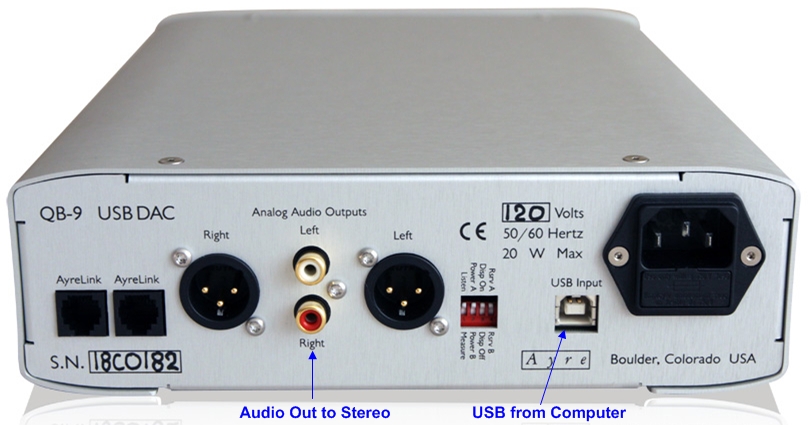 power adapter for audio set up