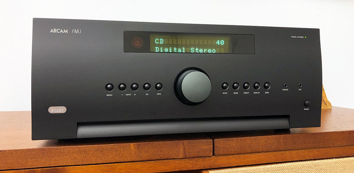 Arcam SR250 Stereo Receiver Front