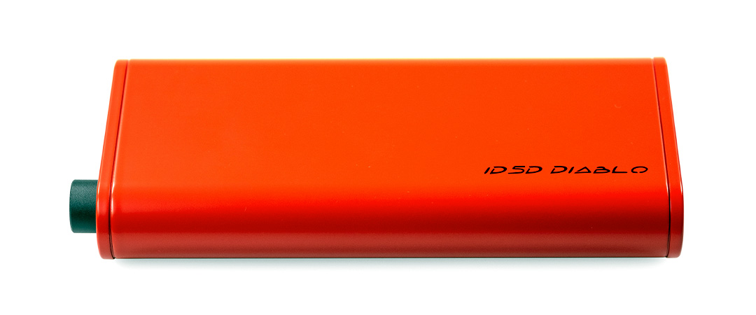 close up of the iFi iDSD Diablo USB DAC/Headphone Amp.