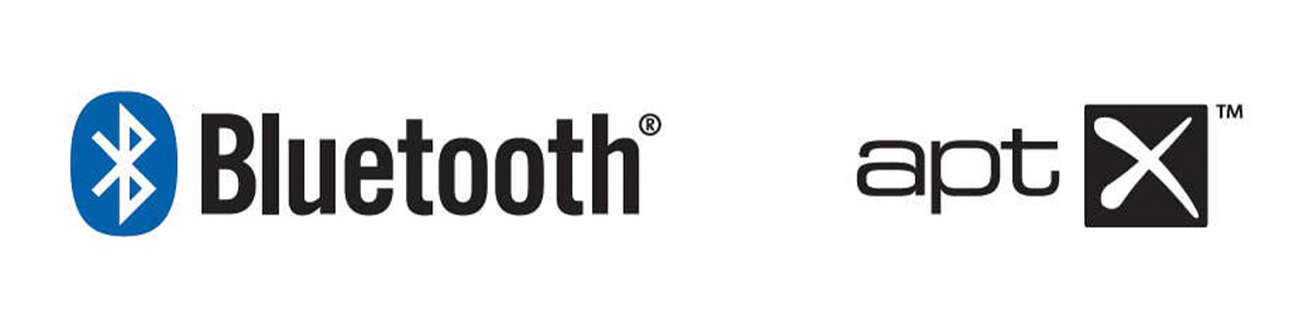graphic art of Bluetooth aptx logos