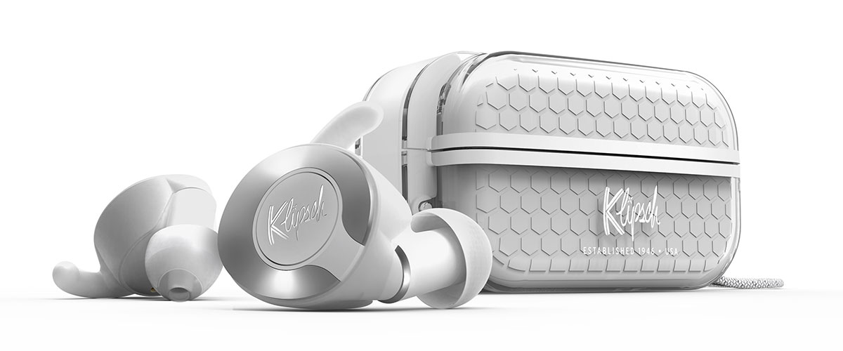 Klipsch T5 II True Wireless In-Ear Headphones Sport in gray color