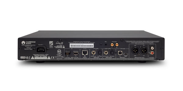 Cambridge Audio CXN V2 Network Streamer, Rear