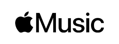 Apple Music logo with Apple symbol.