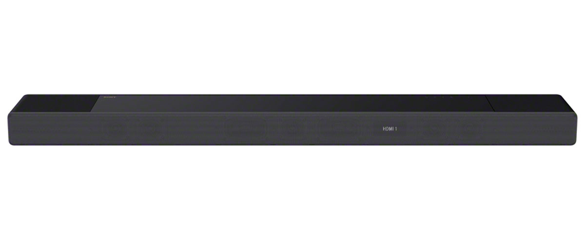 front view of Sony HT-ST5000 7.1.5 Hi-Res Dolby Atmos Soundbar