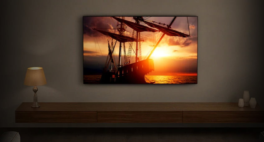 SONY LED TV Displaying the beautiful picture on the LED display