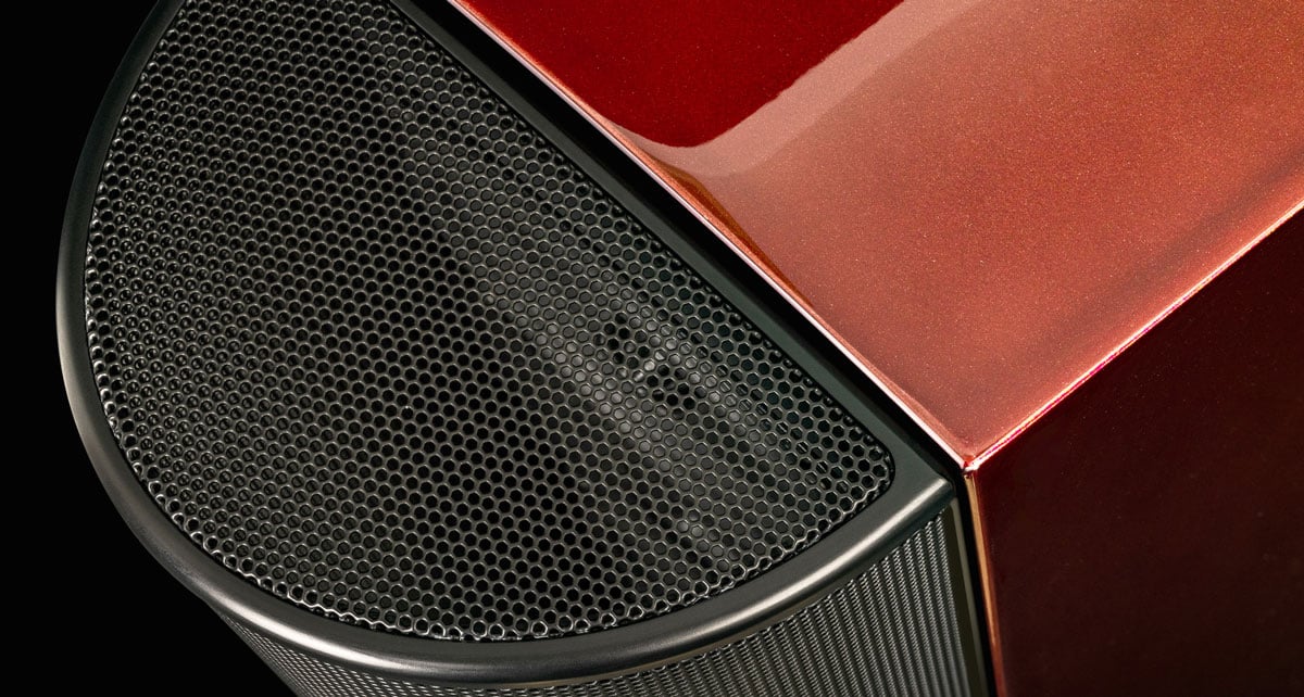 Closeup of top of GoldenEar T66 Speaker