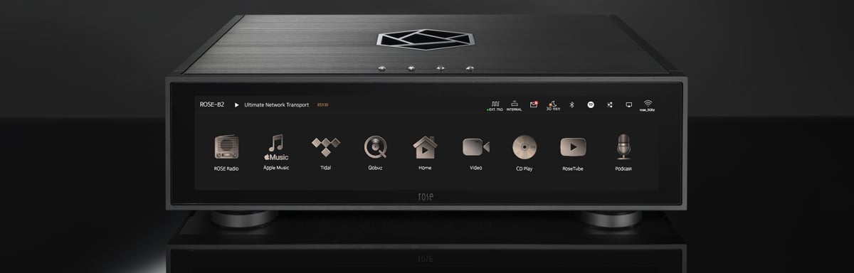 HiFi Rose RS130 Front Panel View