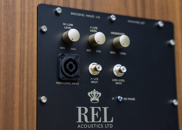 Back view of REL Classic 98 speaker